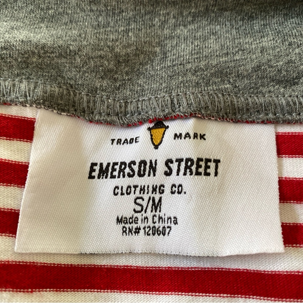 Arkansas Razorbacks women’s Open Front Vest Hog Logo red white stripes Small Med - Picture 10 of 13